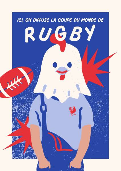 Diffusion des matchs de la coupe du monde de rugby