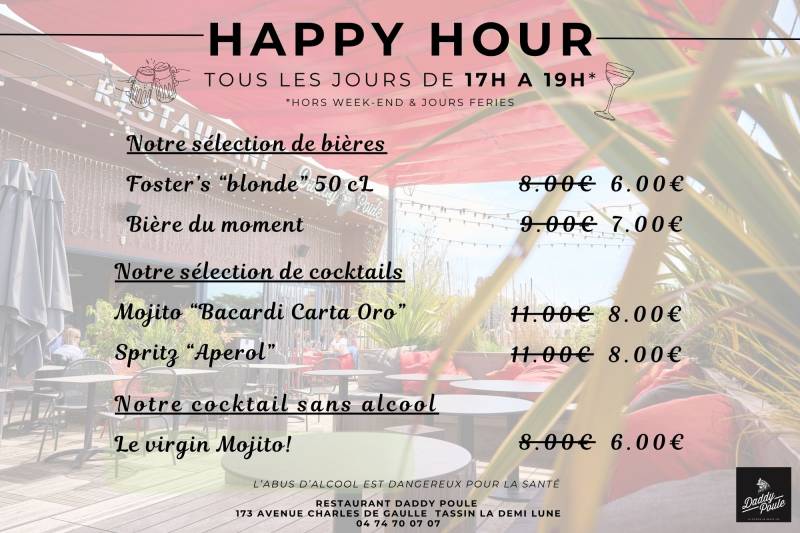 Happy Hour à Tassin La Demi-Lune